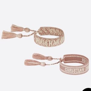 Christian dior woven bracelet